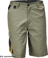 Odzież robocza - CERVA CREMORNE szorty - męskie szorty robocze, wytrzymała tkanina bawełnianiana, 60% bawełna, 40% poliester. 230 g/m2 - jasnooliwkowy 54 - miniaturka - grafika 1