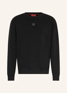Hugo Bluza Nierozpinana Dettil schwarz - Moda i Uroda OUTLET - miniaturka - grafika 1