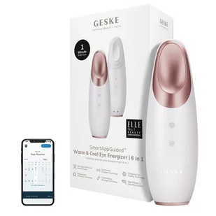 Geske, Masażer do oczu Cool&Warm 6w1 z aplikacją, złota - Pozostałe urządzenia kosmetyczne - miniaturka - grafika 1