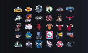 PODKŁADKA POD MYSZ Nadruk 22x18 cm NBA Logo Wszystkie Drużyny TEAM Prezent - Podkładki pod mysz - miniaturka - grafika 1
