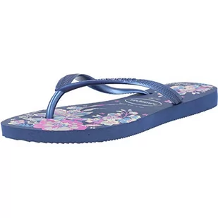 Havaianas Damskie japonki Slim Organic, Navy Blue Navy Blue Metallic, 34 EU - Klapki i japonki damskie - miniaturka - grafika 1