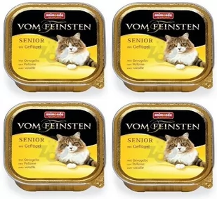 Animonda Vom Feinsten Senior Cat smak: z drobiem 30 x 100g - Mokra karma dla kotów - miniaturka - grafika 1