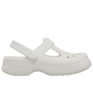 Klapki Crocs Classic Mary Jane Clog 210615-0WV - białe - Klapki i japonki damskie - miniaturka - grafika 1