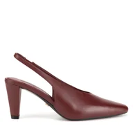 Półbuty damskie - Czółenka Gino Rossi DREW-LT766-91 Czerwony - miniaturka - grafika 1