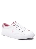 Buty dla dziewczynek - Polo Ralph Lauren Tenisówki Theron V RF104103 Biały - miniaturka - grafika 1