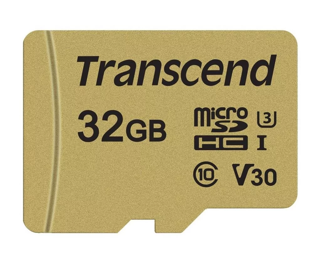 TRANSCEND TS32GUSD500S, MicroSDHC, 32 GB + adapter