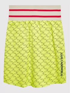 KARL LAGERFELD Spódnica Z13084 S Zielony Regular Fit - Sukienki i spódniczki dla dziewczynek - miniaturka - grafika 1