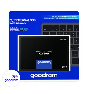 GoodRam CX400 512GB (SSDPR-CX400-512-G2) - Dyski SSD - miniaturka - grafika 1