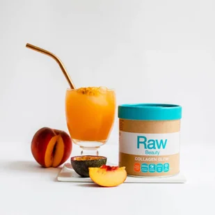 Amazonia Raw Beauty Collagen Glow, Brzoskwinia i marakuja, 200 g - Włosy, skóra, paznokcie - miniaturka - grafika 1