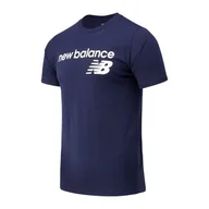 Koszulki sportowe męskie - Koszulka New Balance MT03905PGM - granatowa - miniaturka - grafika 1