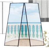 Moskitiery - LUARO Moskitiera siatka magnetyczna 110x220cm - miniaturka - grafika 1