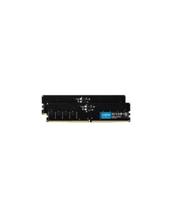 Crucial DDR5 - 64GB - 5600 - CL - 46 (2x 32 GB) dual kit, RAM (Kolor: CZARNY, CT2K32G56C46U5, INTEL XMP, AMD EXPO) - Pamięci RAM - miniaturka - grafika 1