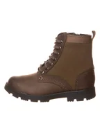 Botki damskie - Clarks Skórzane botki w kolorze khaki - miniaturka - grafika 1