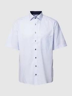 Koszule męskie - Koszula biznesowa o kroju comfort fit z krótki rękawem - grafika 1