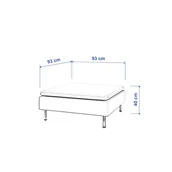 Pokrowce na meble - Pokrowiec na podnóżek Söderhamn - miniaturka - grafika 1