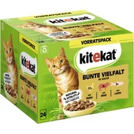 Mokra karma dla kotów - Kitekat Multipack Bujna różnorodność w sosie 24x85 g - miniaturka - grafika 1