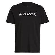 Koszulki męskie - adidas Koszulka męska z logo Tx, czarny, M - miniaturka - grafika 1