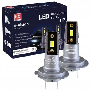 H7 Led Żarówki E-vision V4 6000k Oryginalny Rozmiar 1:1 Plug&play - Żarówki samochodowe - miniaturka - grafika 1