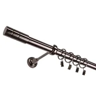 Karnisze - Karnisz pojedynczy 25 mm onyx I 200 cm Cylinder żabka - miniaturka - grafika 1