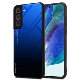 Pokrowiec Do Samsung Galaxy S22 PLUS Etui w NIEBIESKO - CZARNY TPU Obudowa Case Cover Plecki Ochronny Cadorabo - Etui i futerały do telefonów - miniaturka - grafika 1