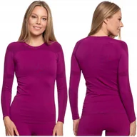 Pozostała odzież narciarska - Bluzka Termoaktywna Damska Bielizna Bezszwowa Odzież Termiczna MORAJ 2XL - miniaturka - grafika 1