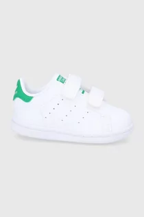 Buty dla dziewczynek - Adidas Originals Buty dziecięce sneakersy Originals Stan Smith CF I FX7532 FX7532 - grafika 1