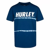 Koszulki dla chłopców - Hurley Hurley T-shirt chłopięcy Hrlb Tie Dye Tee niebieski niebieski (Valerian Blue) 11 Jahre 984460 - miniaturka - grafika 1