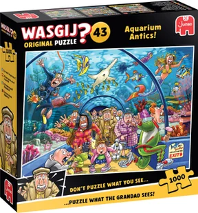 Wasgij - Original 43: Aquarium Antics 1000 pieces /Puzzles - Puzzle - miniaturka - grafika 1