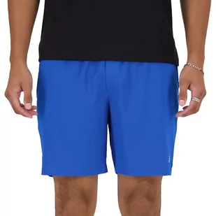 Spodenki New Balance MS41288BUL - niebieskie - Spodnie sportowe męskie - miniaturka - grafika 1