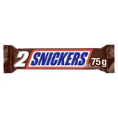Batoniki - Snickers Baton z nadzieniem i orzeszkami ziemnymi w karmelu i czekoladzie 75 g (2 x 37,5 g) - miniaturka - grafika 1