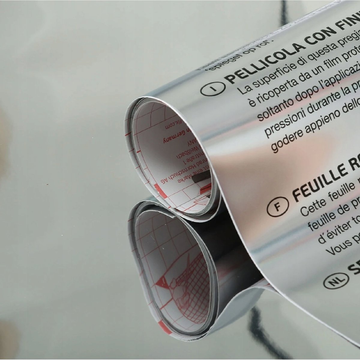 Okleina LUSTRZANA 90 x 120 cm