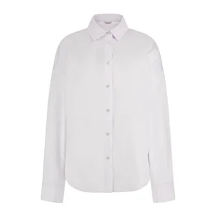 Damska Koszula GUESS LS NICLA EMBRO LOGO SHIRT W4RH51WD2M1-G011 – Biały - Koszule damskie - miniaturka - grafika 1