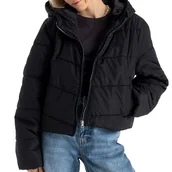 Kurtki i kamizelki sportowe damskie - Kurtka Vans MTE Foundry Crop VN000H5EBLK1 - czarna - miniaturka - grafika 1