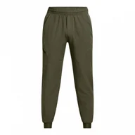 Spodnie męskie - Męskie spodnie treningowe Under Armour UA Unstoppable Joggers - khaki - miniaturka - grafika 1