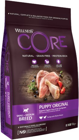 Core Puppy, karma sucha, dla szczeniąt małych i średnich ras, indyk i kurczak, 10 kg