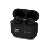 Słuchawki - AIWA EBTW-100BK TWS czarne - miniaturka - grafika 1