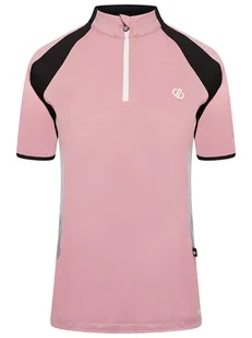 Dare 2b Koszulka kolarska "Compassion" w kolorze jasnoróżowym - Koszulki sportowe damskie - miniaturka - grafika 1
