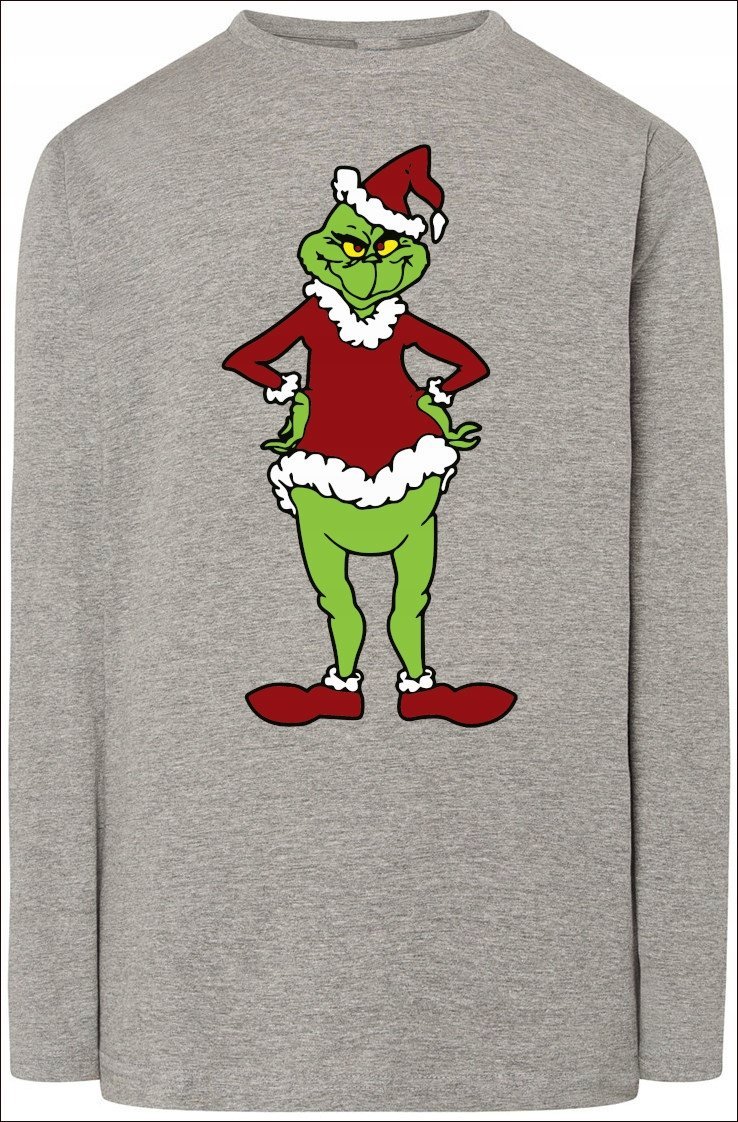Grinch Świąt Nie będzie Bluza Longsleeve Rozm.XXL