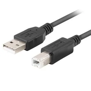 LANBERG Kabel Usb 2.0 Am-bm 1,8m czarny ferryt box - Kable komputerowe i do monitorów - miniaturka - grafika 2