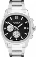 Zegarki męskie - Zegarek męski Sekonda 30278 srebrny - miniaturka - grafika 1