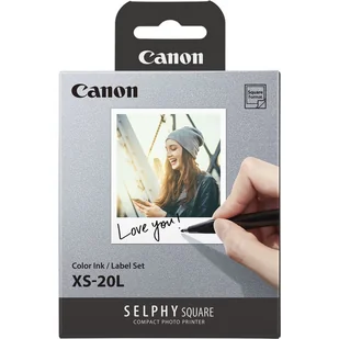 Papier fotograficzny Canon XS-20L pro Selphy Square, 20 ks/68 x 68 mm - Akcesoria czyszczące do aparatów fotograficznych - miniaturka - grafika 1