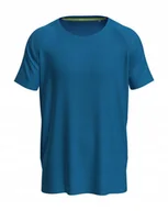 Koszulki męskie - Koszulka męska T-shirt Stedman Active 140 Raglan Men ST8410 King Blue L - miniaturka - grafika 1