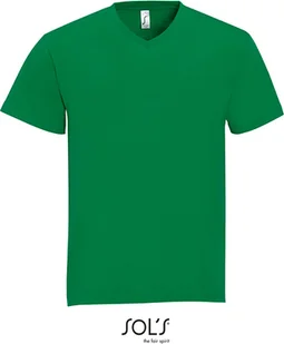 SOLs 11150 Koszulka męska z krótkim rękawem V-Neck Victory - Kolor: Kelly Green - Rozmiar: XXL - Koszulki męskie - miniaturka - grafika 1