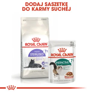 ROYAL CANIN  Sterilised +7 400g karma sucha dla kotów dorosłych, od 7 do 12 roku życia życia, sterylizowanych + niespodzianka dla kota GRATIS! - Sucha karma dla kotów - miniaturka - grafika 7