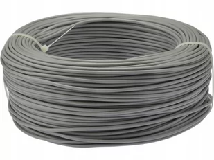 Conotech Kabel linka giętki Lgy 0,35mm2 szary 100m - Przewody elektryczne - miniaturka - grafika 1