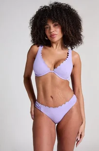 Hunkemöller Majtki Bikini Rio Scallop Fioletowy - Stroje kąpielowe - miniaturka - grafika 1