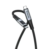 Kable komputerowe i do monitorów - Verbatim 31849 kabel USB USB4 Gen 2x2 1,2 m USB C Czarny - miniaturka - grafika 1