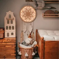 Lampy stojące - Lampka nocna dla dzieci łapacz snów boho - miniaturka - grafika 1