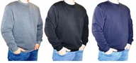 Bluzy męskie - Bluza Męska Klasyczna Czarna Szara Granatowa 5xl - miniaturka - grafika 1