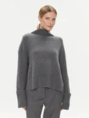 Swetry damskie - Calvin Klein Golf K20K206005 Szary Relaxed Fit - miniaturka - grafika 1